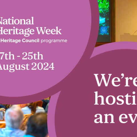 National Heritage Week poster we're hosting an event